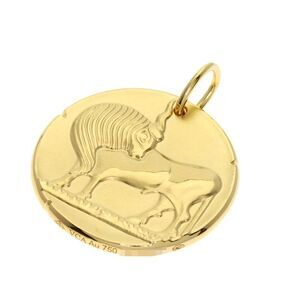 Van Cleef & Arpels Van Cleef & Arpels Zodiac Medal Tauri Taurus Pendant Top 18K